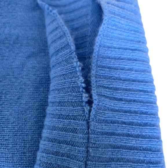 Lilly Pulitzer Blue Cashmere V-Neck Tunic Sweater Size XS/S - Picture 8 of 14